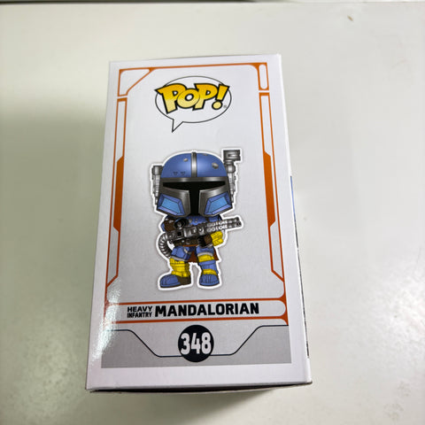 BOX FLAW VIEW PHOTOS Heavy Infantry Mandalorian - Star Wars Funko Pop 348 Vinyl Figure