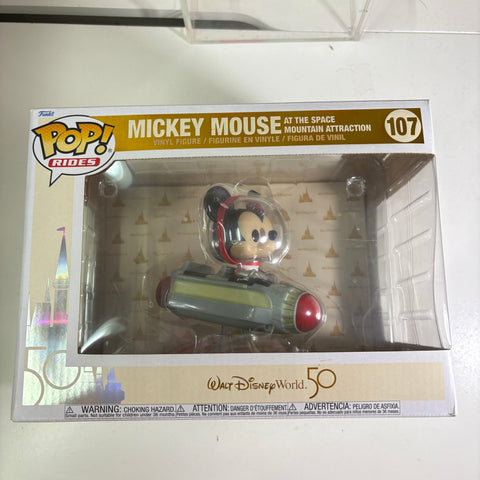 Mickey Mouse at The Space Mountain Attraction - Disney Funko Pop 107 Vinyl Figure (33.0 Cm L × 12.1 Cm W × 20.3 Cm H)
