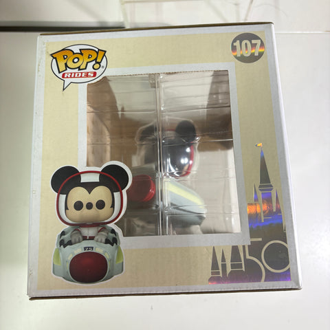 Mickey Mouse at The Space Mountain Attraction - Disney Funko Pop 107 Vinyl Figure (33.0 Cm L × 12.1 Cm W × 20.3 Cm H)