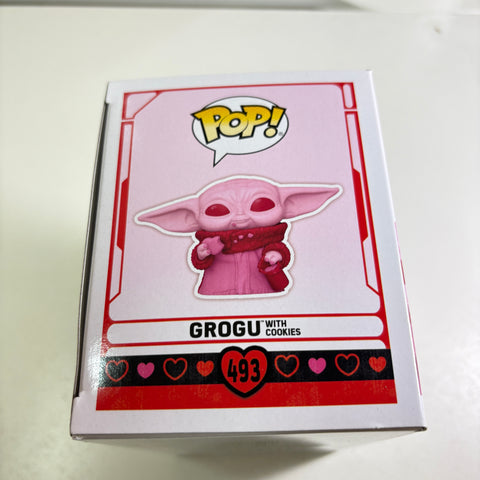 Grogu with Cookies (Valentine's Day) - Star Wars Funko Pop 493 Vinyl Figure