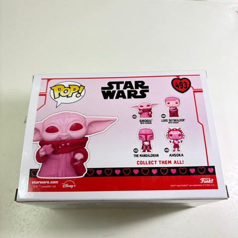Grogu with Cookies (Valentine's Day) - Star Wars Funko Pop 493 Vinyl Figure