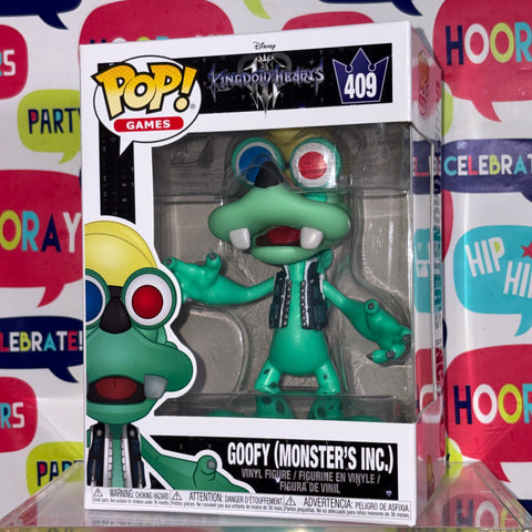 Goofy (Monster's Inc) - Kingdom Hearts Disney Funko Pop 409 Vinyl Figure (11.4 Cm L × 8.9 Cm W × 15.9 Cm H)