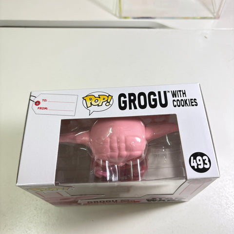 Grogu with Cookies (Valentine's Day) - Star Wars Funko Pop 493 Vinyl Figure