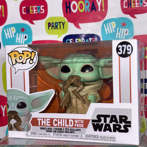 Grogu/The Child with Frog - Star Wars Funko Pop 379 Vinyl Figure