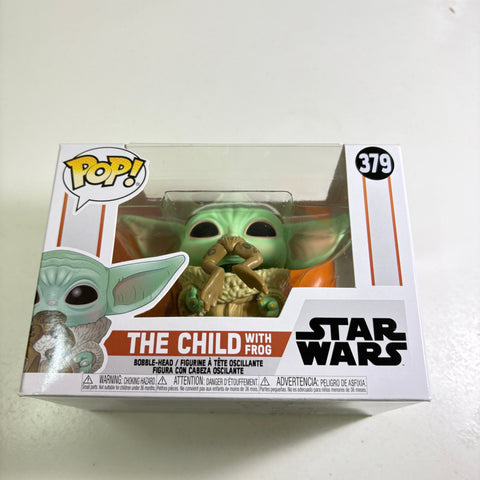 Grogu/The Child with Frog - Star Wars Funko Pop 379 Vinyl Figure