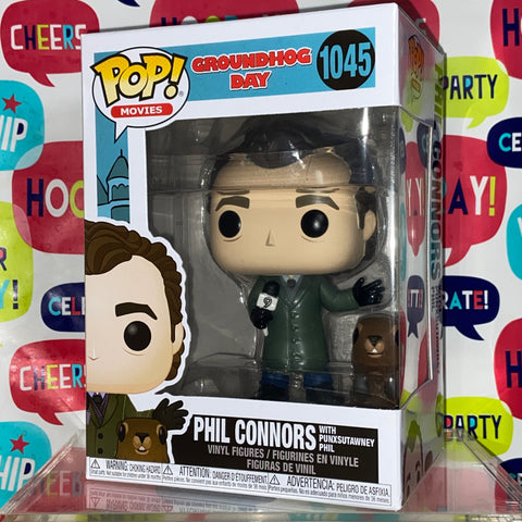 Groundhog Day - Phil Connors with Punxsutawney Phil Funko Pop 1045