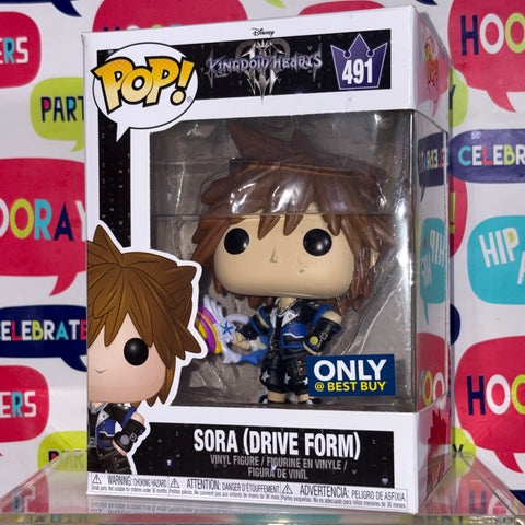 BOX FLAWS VIEW PHOTOS Sora (Drive Form) - Kingdom Hearts Disney Funko Pop 491 Vinyl Figure (11.4 Cm L × 8.9 Cm W × 15.9 Cm H)