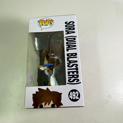 Sora (Dual Blasters) - Kingdom Hearts Disney Funko Pop 492 Vinyl Figure (11.4 Cm L × 8.9 Cm W × 15.9 Cm H)