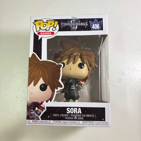 Sora - Kingdom Hearts Disney Funko Pop 406 Vinyl Figure (11.4 Cm L × 8.9 Cm W × 15.9 Cm H)