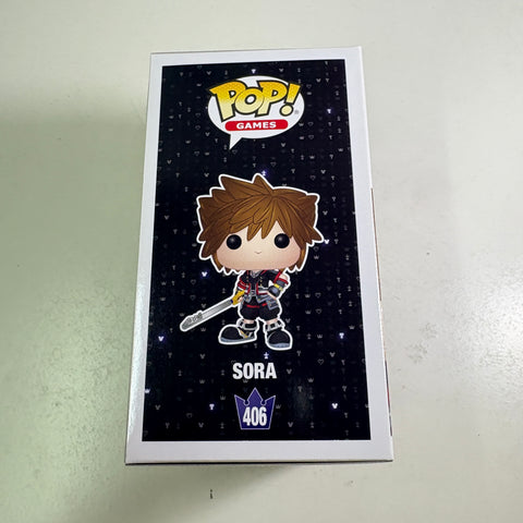 Sora - Kingdom Hearts Disney Funko Pop 406 Vinyl Figure (11.4 Cm L × 8.9 Cm W × 15.9 Cm H)
