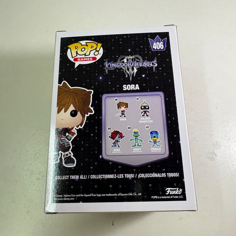 Sora - Kingdom Hearts Disney Funko Pop 406 Vinyl Figure (11.4 Cm L × 8.9 Cm W × 15.9 Cm H)