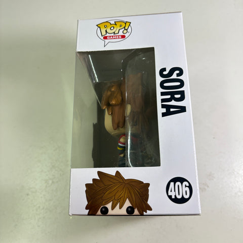Sora - Kingdom Hearts Disney Funko Pop 406 Vinyl Figure (11.4 Cm L × 8.9 Cm W × 15.9 Cm H)