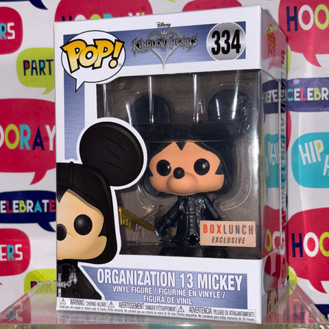 Organization 13 Mickey - Kingdom Hearts Disney Funko Pop 334 Vinyl Figure (11.4 Cm L × 8.9 Cm W × 15.9 Cm H)
