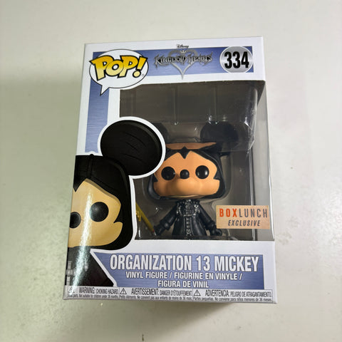 Organization 13 Mickey - Kingdom Hearts Disney Funko Pop 334 Vinyl Figure (11.4 Cm L × 8.9 Cm W × 15.9 Cm H)