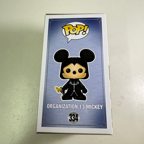 Organization 13 Mickey - Kingdom Hearts Disney Funko Pop 334 Vinyl Figure (11.4 Cm L × 8.9 Cm W × 15.9 Cm H)