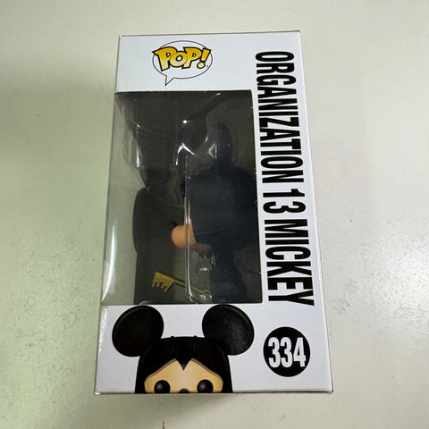 Organization 13 Mickey - Kingdom Hearts Disney Funko Pop 334 Vinyl Figure (11.4 Cm L × 8.9 Cm W × 15.9 Cm H)