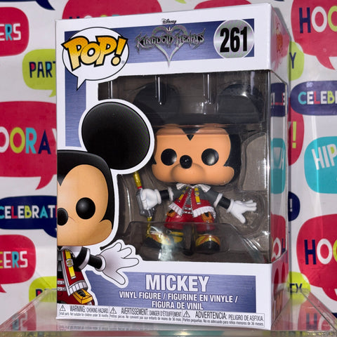 Mickey - Kingdom Hearts Disney Funko Pop 261 Vinyl Figure (11.4 Cm L × 8.9 Cm W × 15.9 Cm H)