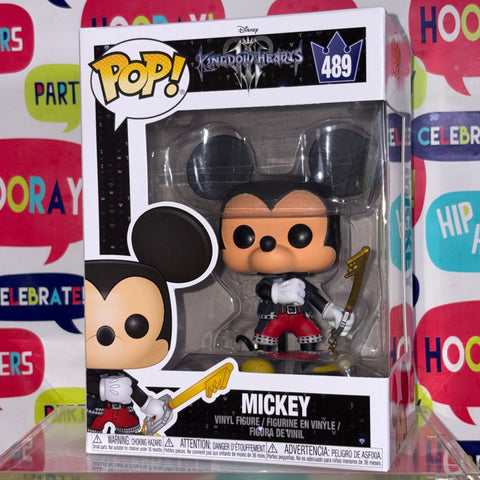 Mickey - Kingdom Hearts Disney Funko Pop 489 Vinyl Figure (11.4 Cm L × 8.9 Cm W × 15.9 Cm H)