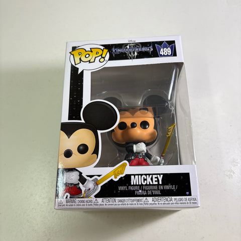 Mickey - Kingdom Hearts Disney Funko Pop 489 Vinyl Figure (11.4 Cm L × 8.9 Cm W × 15.9 Cm H)