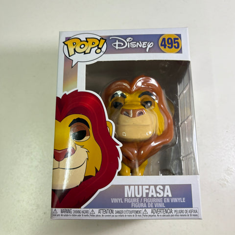 Mufasa - Lion King Disney Funko Pop 495 Vinyl Figure (11.4 Cm L × 8.9 Cm W × 15.9 Cm H)