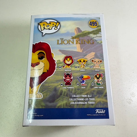 Mufasa - Lion King Disney Funko Pop 495 Vinyl Figure (11.4 Cm L × 8.9 Cm W × 15.9 Cm H)
