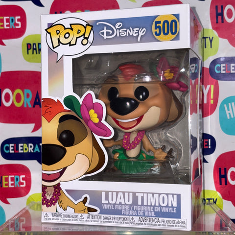 Luau Timon - Lion King Disney Funko Pop 500 Vinyl Figure (11.4 Cm L × 8.9 Cm W × 15.9 Cm H)