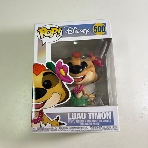 Luau Timon - Lion King Disney Funko Pop 500 Vinyl Figure (11.4 Cm L × 8.9 Cm W × 15.9 Cm H)
