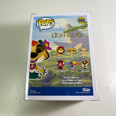 Luau Timon - Lion King Disney Funko Pop 500 Vinyl Figure (11.4 Cm L × 8.9 Cm W × 15.9 Cm H)