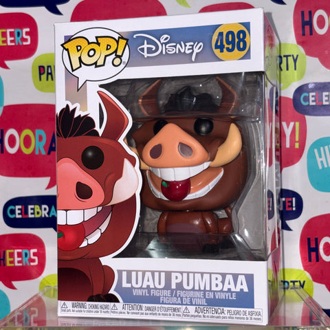 Luau Pumbaa - Lion King Disney Funko Pop 498 Vinyl Figure (11.4 Cm L × 8.9 Cm W × 15.9 Cm H)