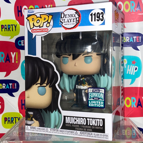 Demon Slayer - Muichiro Tokito (Box Flaws) Funko Pop 1193 Funkon Exclusive