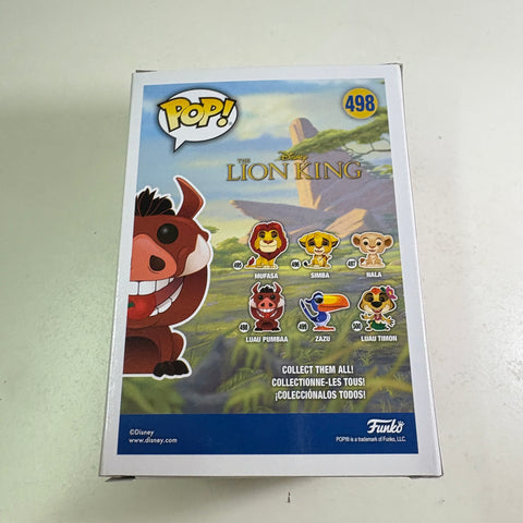 Luau Pumbaa - Lion King Disney Funko Pop 498 Vinyl Figure (11.4 Cm L × 8.9 Cm W × 15.9 Cm H)