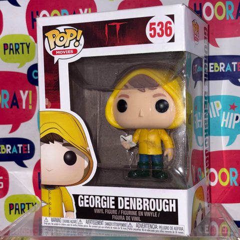 BOX FLAWS VIEW PHOTOS IT - Georgie Denbrough  Funko Pop Vinyl Figure 536 Collectible