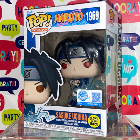 Naruto - Sasuke Uchiha (Sharingan) Funko Pop 1969 Exclusive Glow in the Dark