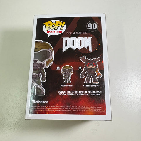 Doom - Doom Marine (GOLD Variant) Funko Pop 90 Gamestop Exclusive