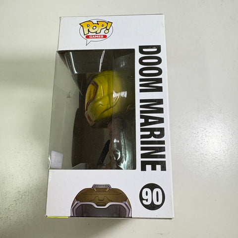 Doom - Doom Marine (GOLD Variant) Funko Pop 90 Gamestop Exclusive