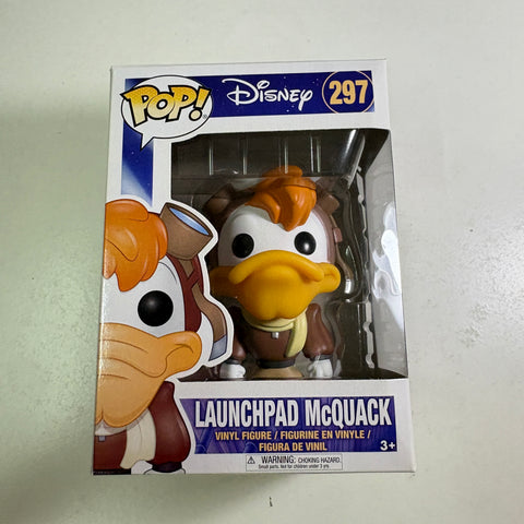 Launchpad McQuack - Ducktales Disney Funko Pop 297 Vinyl Figure (11.4 Cm L × 8.9 Cm W × 15.9 Cm H)