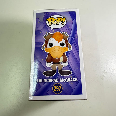 Launchpad McQuack - Ducktales Disney Funko Pop 297 Vinyl Figure (11.4 Cm L × 8.9 Cm W × 15.9 Cm H)