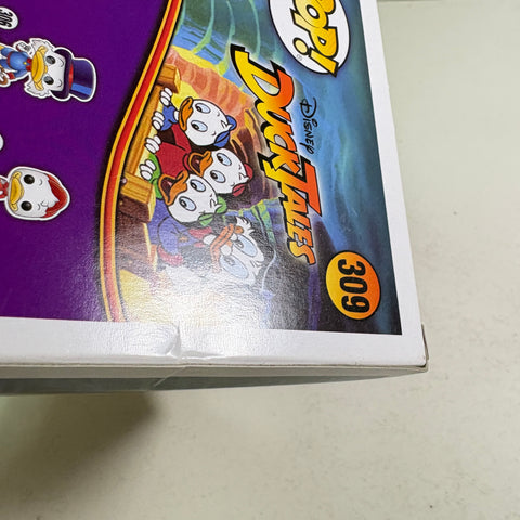 BOX FLAW VIEW PHOTOS Louie - Ducktales Disney Funko Pop 309 Vinyl Figure (11.4 Cm L × 8.9 Cm W × 15.9 Cm H)