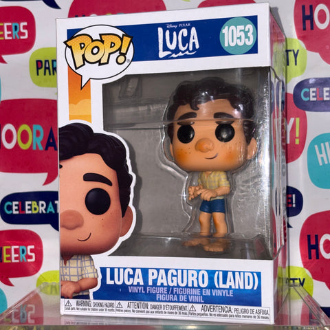 Luca Paguro (Land) - Luca Disney Funko Pop 1053 Vinyl Figure (11.4 Cm L × 8.9 Cm W × 15.9 Cm H)