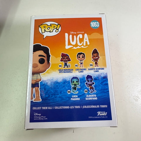 Luca Paguro (Land) - Luca Disney Funko Pop 1053 Vinyl Figure (11.4 Cm L × 8.9 Cm W × 15.9 Cm H)