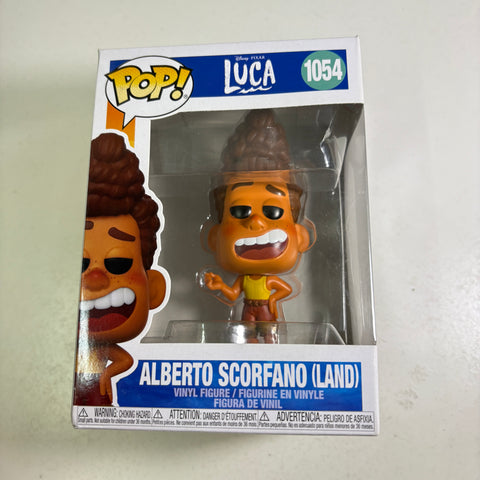 Alberto Scorfano (Land) - Luca Disney Funko Pop 1054 Vinyl Figure (11.4 Cm L × 8.9 Cm W × 15.9 Cm H)