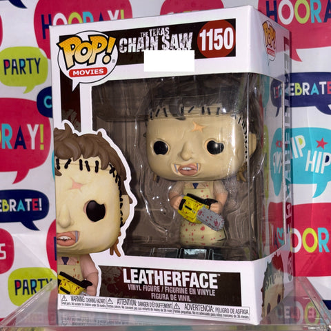 BOX FLAWS VIEW PHOTOS Leatherface- The Texas Chainsaw Funko Pop Vinyl Figure 1150 Collectible (15.9 × 11.4 × 8.9)