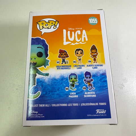 Luca Paguro - Luca Disney Funko Pop 1055 Vinyl Figure (11.4 Cm L × 8.9 Cm W × 15.9 Cm H)