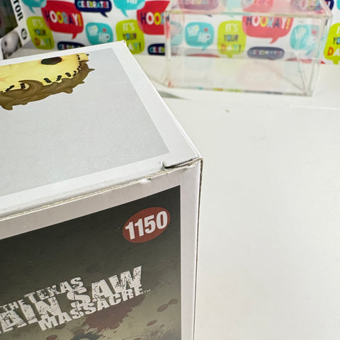 BOX FLAWS VIEW PHOTOS Leatherface- The Texas Chainsaw Massacre Funko Pop Vinyl Figure 1150 Collectible