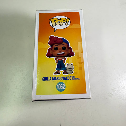 Giulia Marcovaldo with Machiavelli - Luca Disney Funko Pop 1052 Vinyl Figure (11.4 Cm L × 8.9 Cm W × 15.9 Cm H)