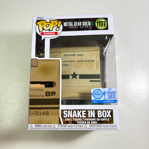 Metal Gear Solid - Snake in Box Funko Pop 1177 Exclusive