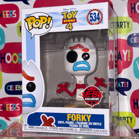 Forky - Toy Story Disney Funko Pop 534 Vinyl Figure (11.4 Cm L × 8.9 Cm W × 15.9 Cm H)