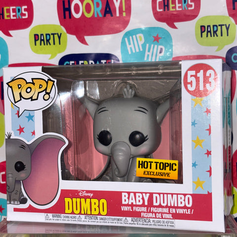 Baby Dumbo - Disney Funko Pop 513 Vinyl Figure (11.4 Cm L × 8.9 Cm W × 15.9 Cm H)