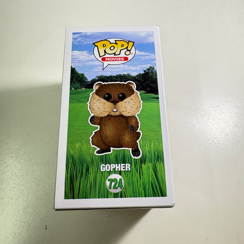 BOX FLAWS VIEW PHOTOS Gopher (FLOCKED)-Caddyshack Funko Pop Vinyl Figure 724 Collectible Exclusive