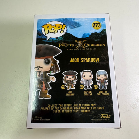 Jack Sparrow - Pirates of the Caribbean Disney Funko Pop 273 Vinyl Figure (11.4 Cm L × 8.9 Cm W × 15.9 Cm H)